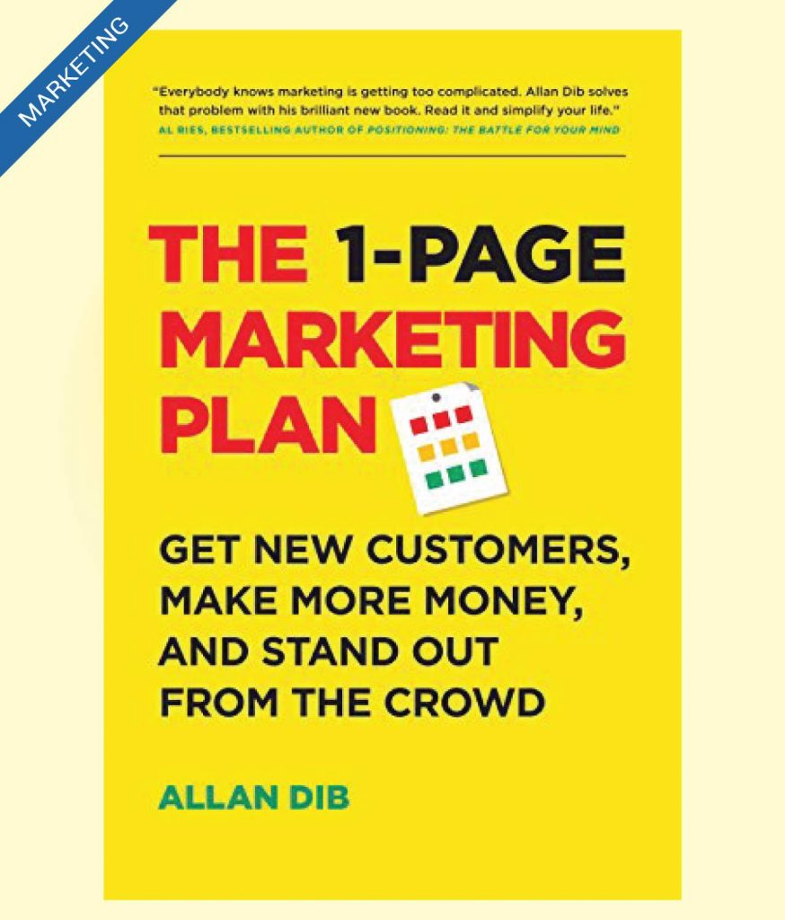 1 Page Marketing Plan Book