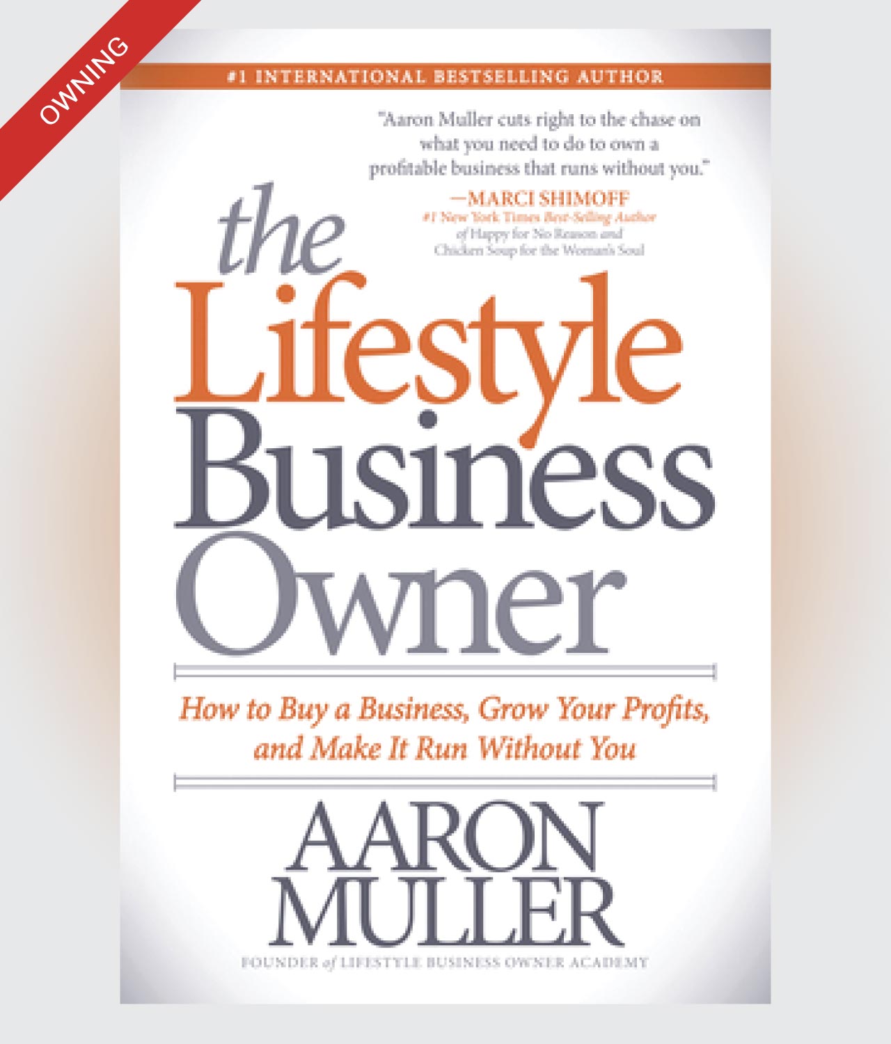 Absentee business owner book